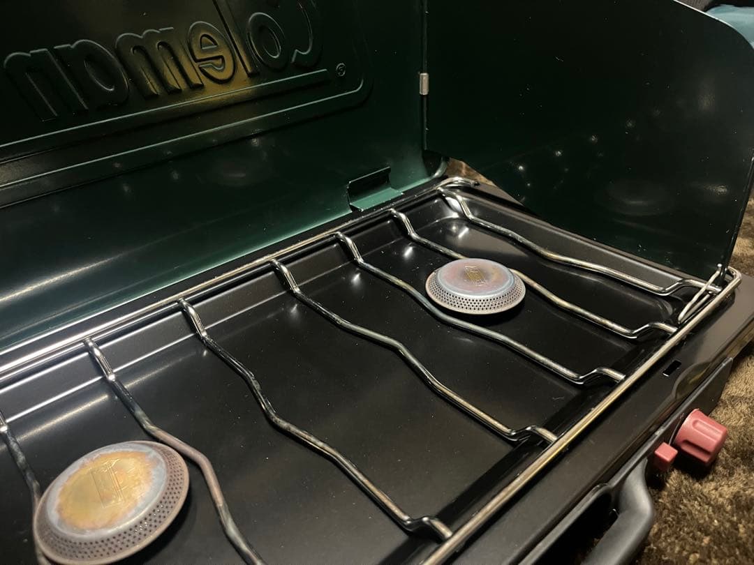 Coleman コールマン ツーバーナー コンロ+専用バック 新品同様品