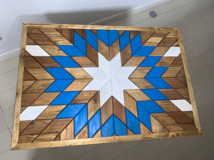 オルテガテーブル　ハンドメイド