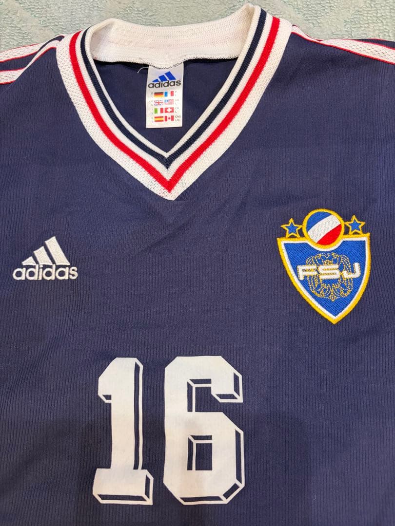 【正規品】adidas ネイビーゲームシャツ PETROVIĆ 16