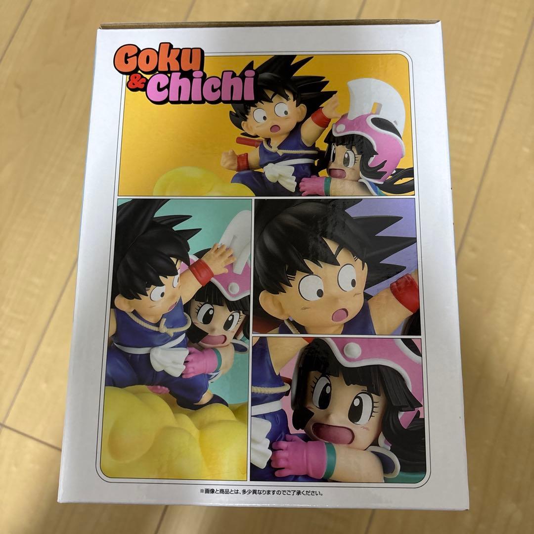 ドラゴンボール 一番くじ ラストワン賞 孫悟空&チチ 小物入れフィギュア 未開封