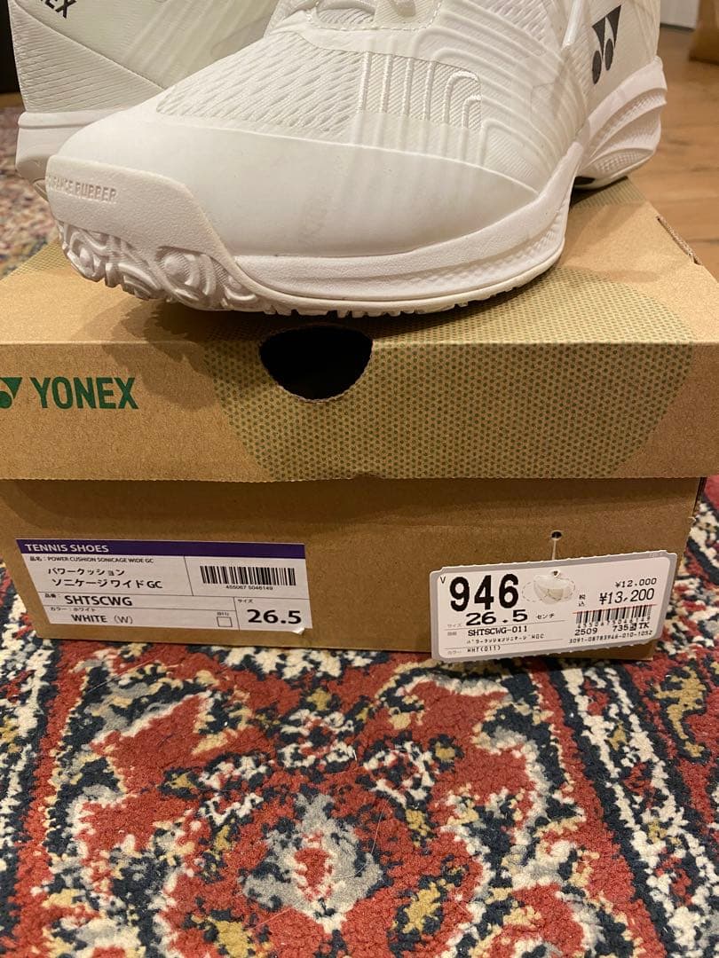 YONEX テニスシューズ ホワイト