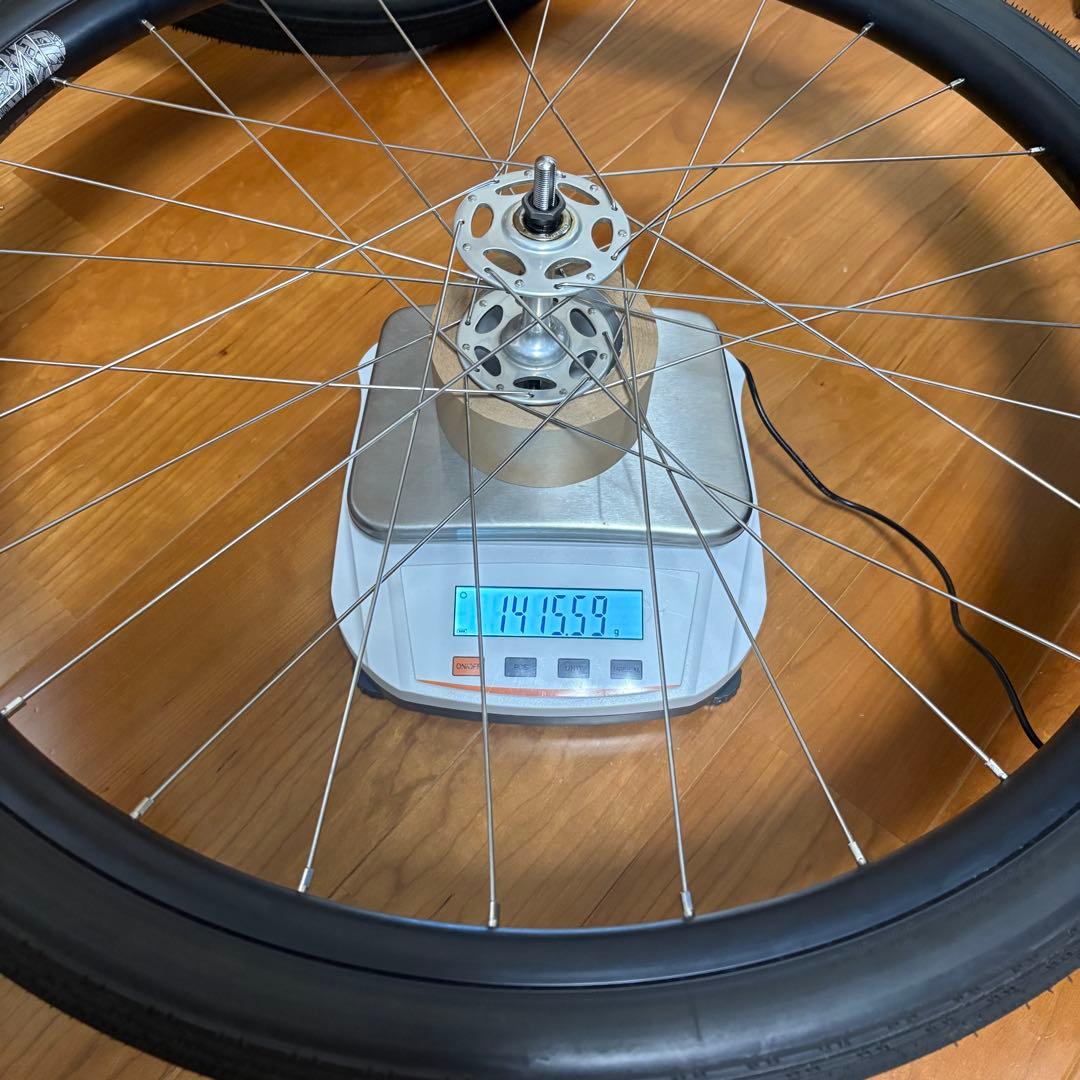 650b ピスト用ホイール前後 VELOCITY DURA-ACE
