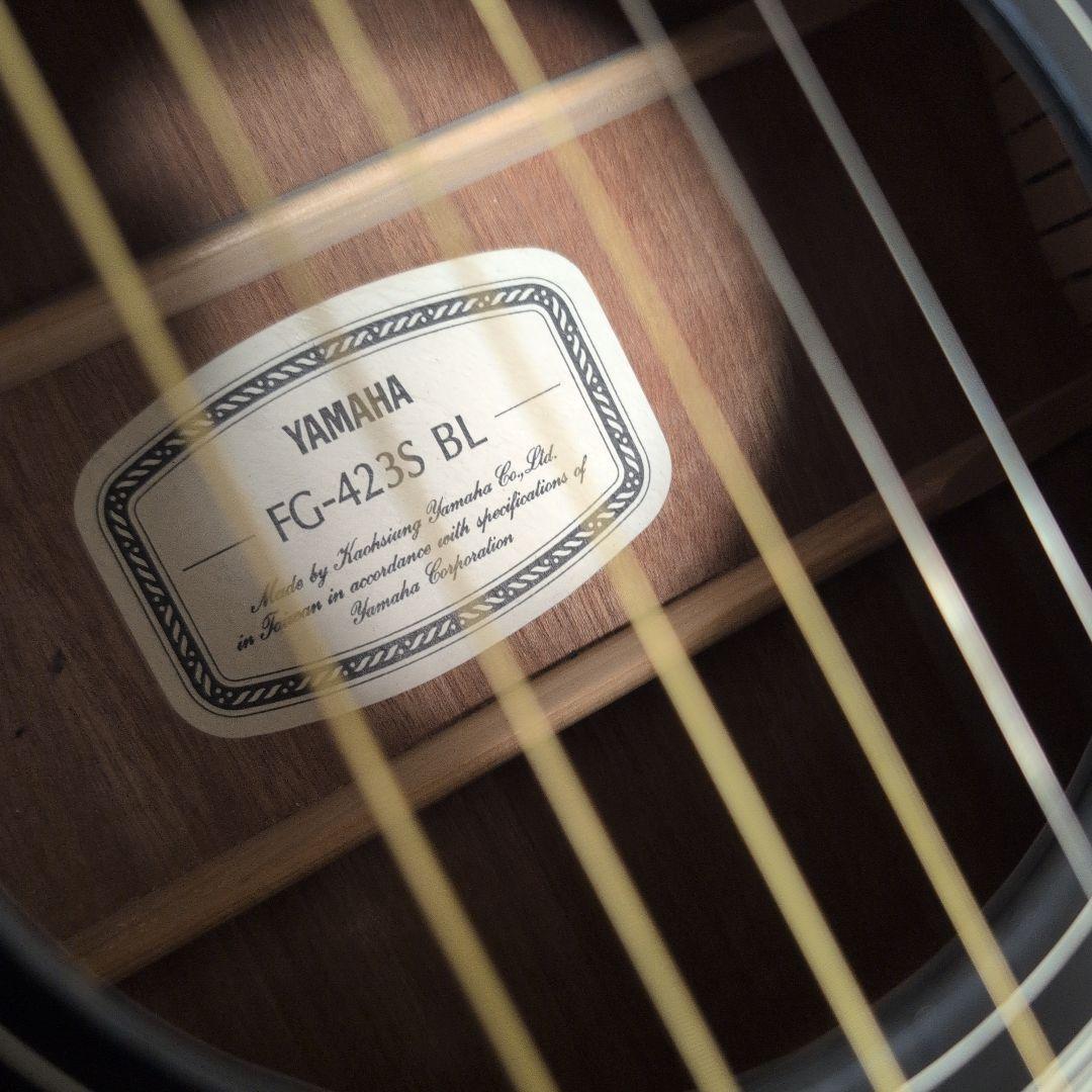 YAMAHA ヤマハ FG-423S BLトップ単板　美品 弾きやすい