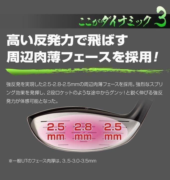 ★ヘッド★希少で豊富 1.3.5.7.9番FW★ ダイナミクス 適合限界強反発