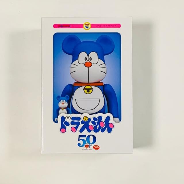 ドラえもん50周年記念 BE@RBRICK ドラえもん 100% & 400%