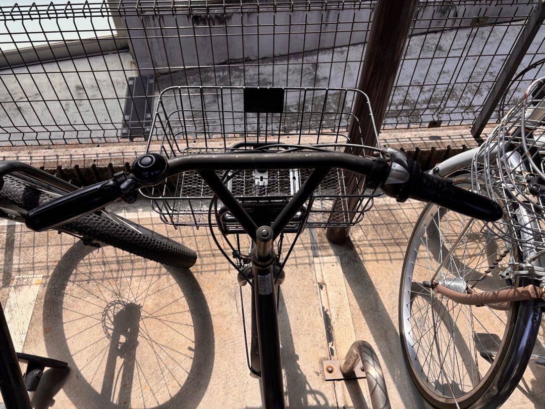 アサヒ 自転車 CARG BUCKETマットブラック 24インチ 直接引取希望