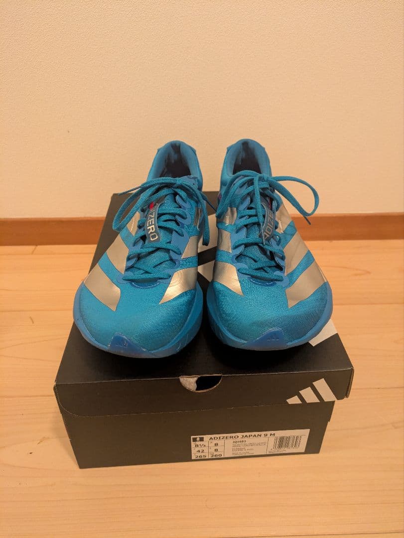 【美品】adidas ADIZERO Adios Japan 9 26.5cm