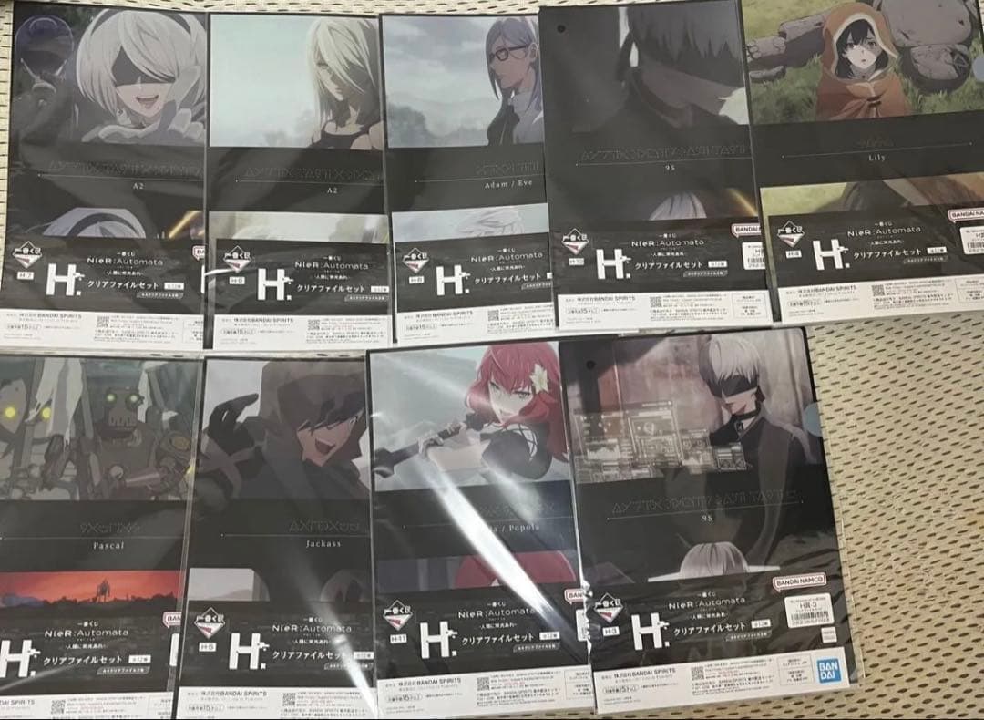 NieR:Automata A,B,C,D,E ラストワン賞+下位賞　計113点