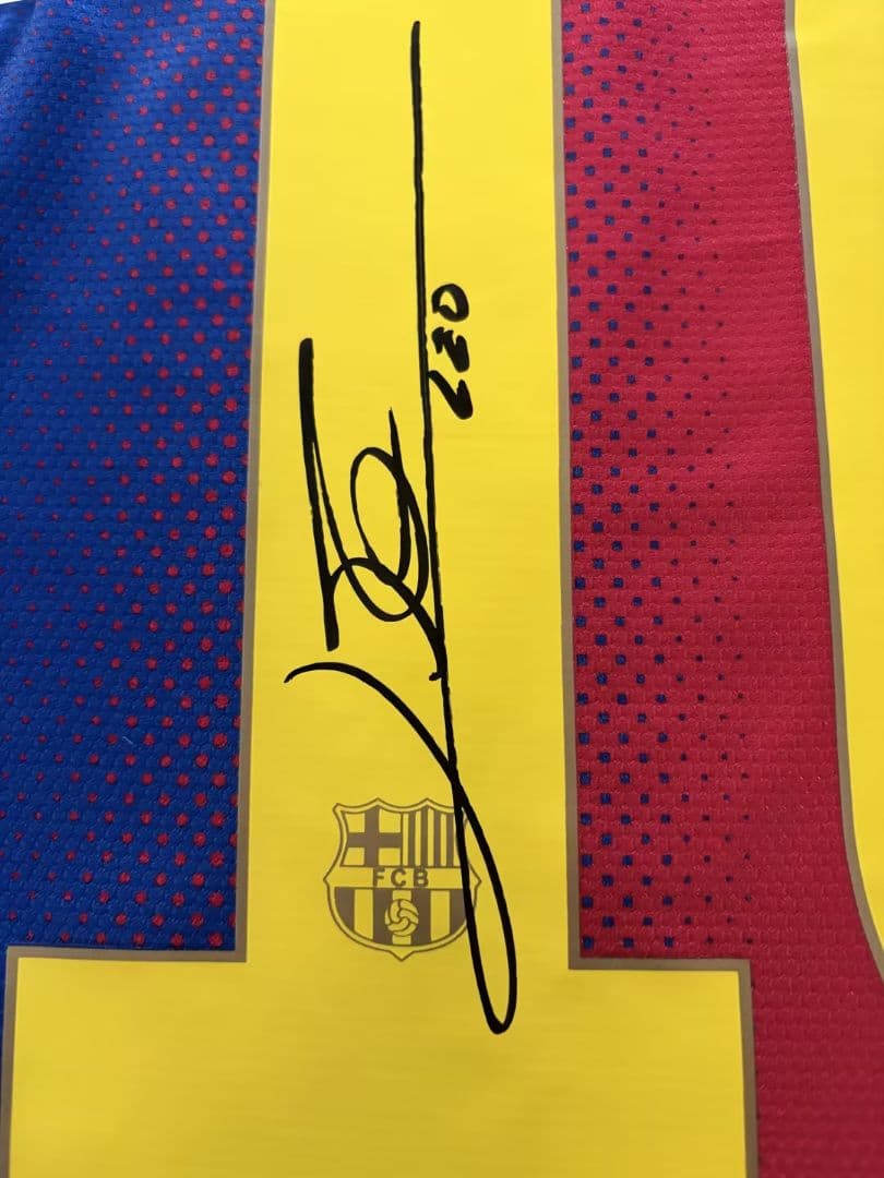 a*i様 メッシ 直筆サイン MESSI10 FCバルセロナ Icons証明書付