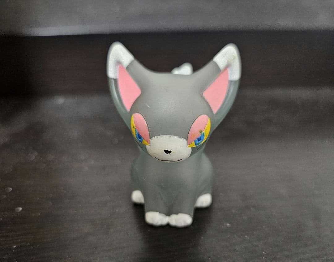 レア ポケモンキッズ 指人形　クリア　ニャルマー Glameow