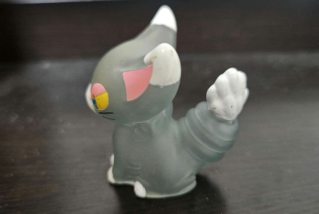 レア ポケモンキッズ 指人形　クリア　ニャルマー Glameow