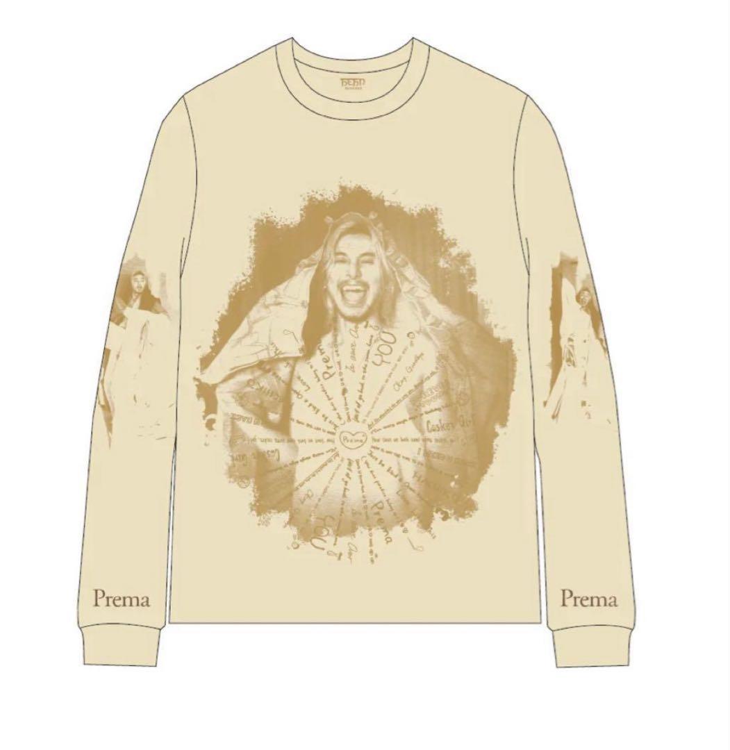 藤井風 FujiiKaze ロンT プレマ長袖ベージュXLロングTシャツおまけ付