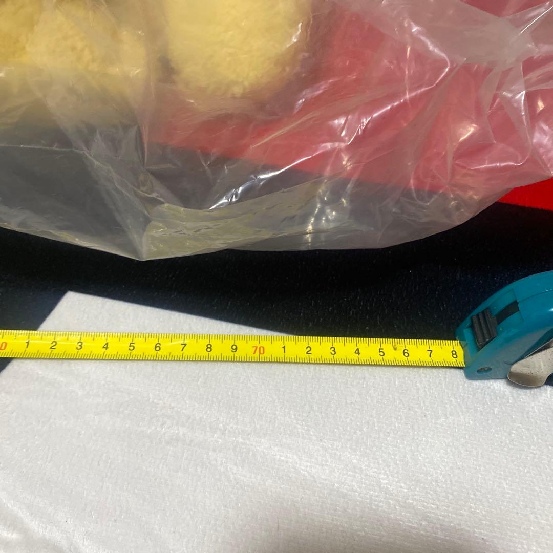 ポケモン　寝そべりピカチュウBIGぬいぐるみ　未使用品タグ付き　約70㎝