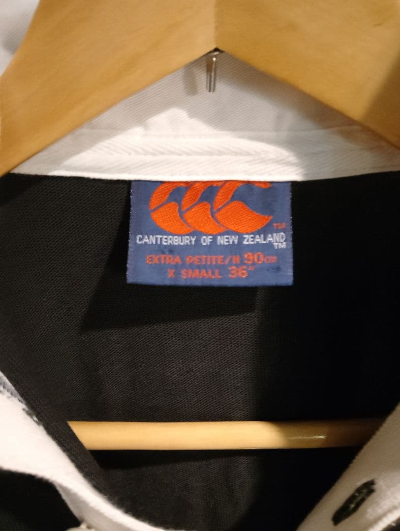 希少正規品　大人気　CANterbury オールブラックスラガーシャツ 送料無料