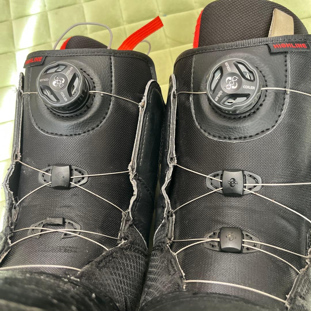 Burtonスノーボードブーツ、HIGH LINE 初級者向けBOA、26.5