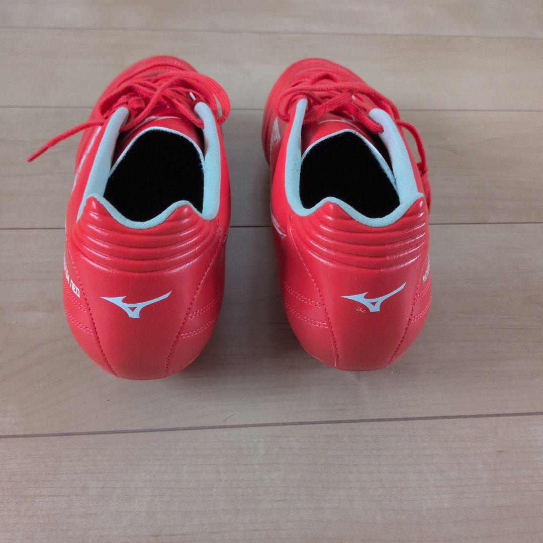 ミズノ(MIZUNO)モナルシーダネオ　サッカー スパイク レッド×ホワイト