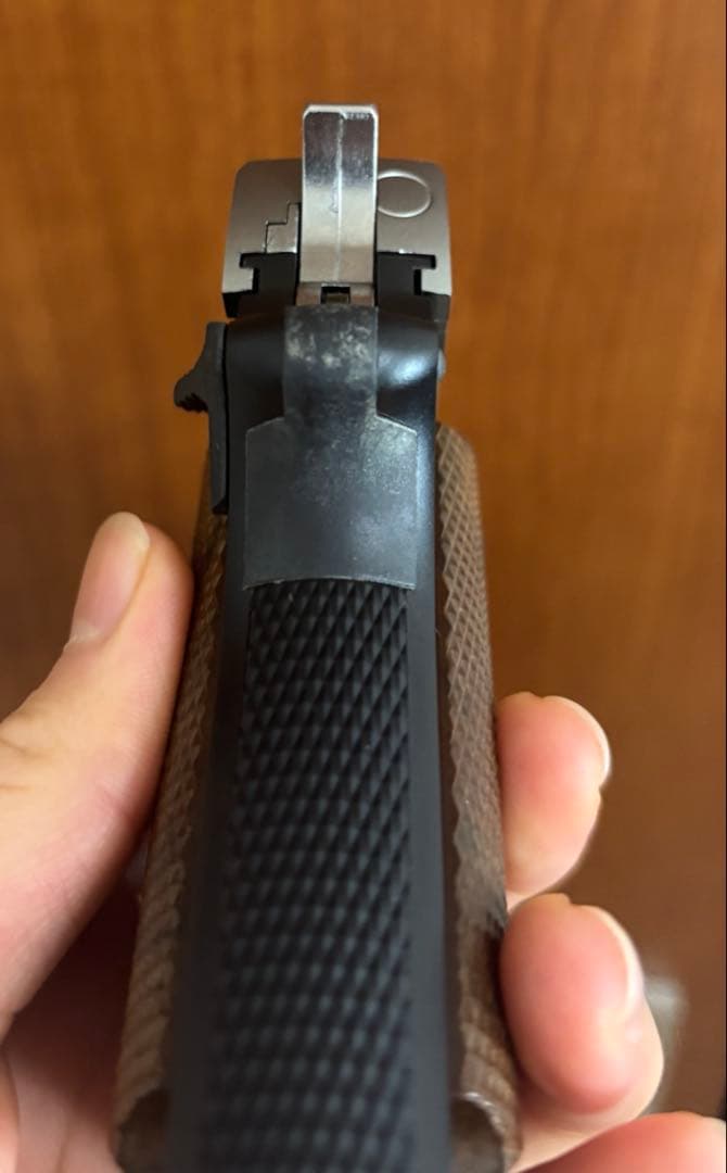 東京マルイ デトニクス.45 コンバットマスター　スライドシルバー ツートーン