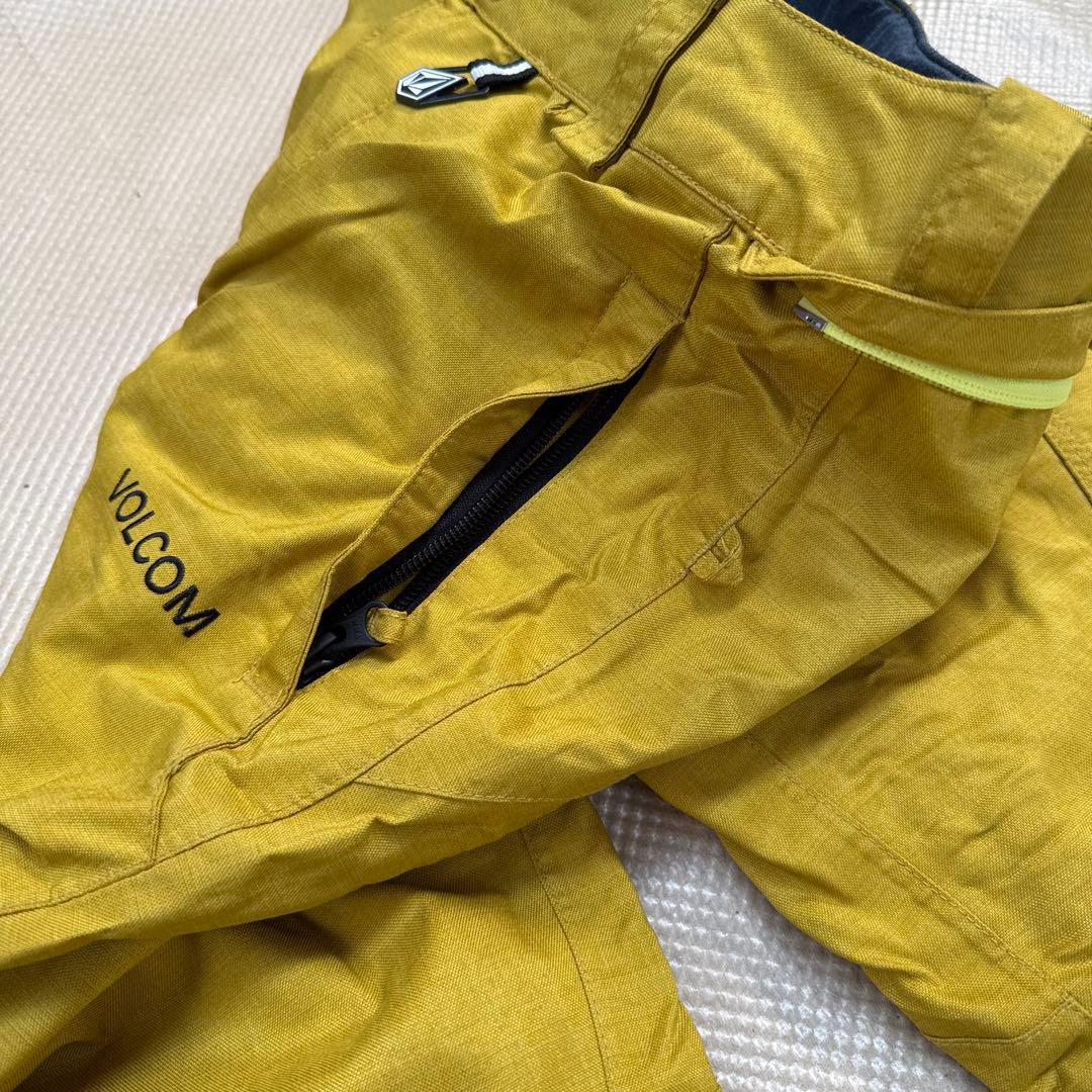 VOLCOM スノーボード用ウエア パンツイエロー系　ボルコム
