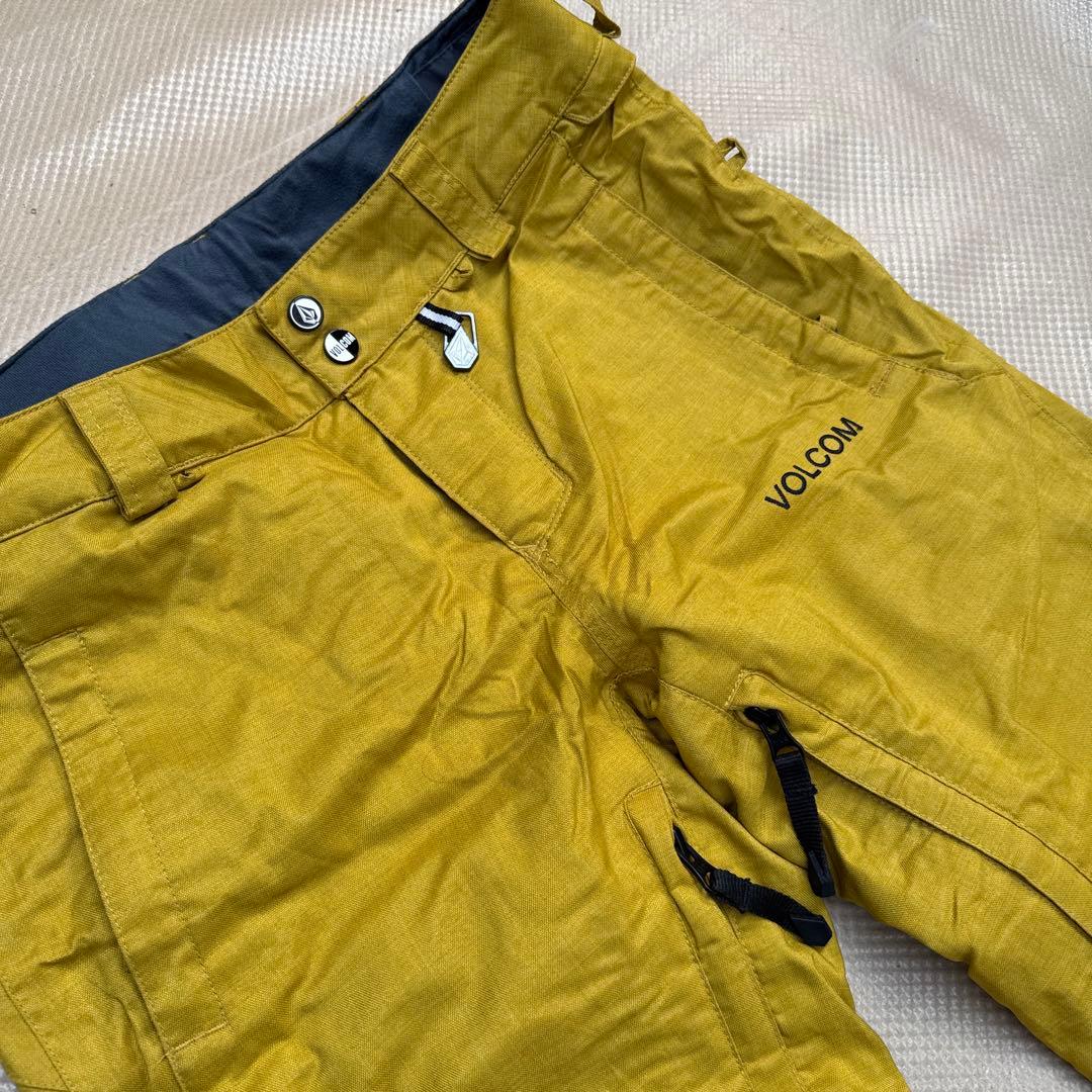 VOLCOM スノーボード用ウエア パンツイエロー系　ボルコム