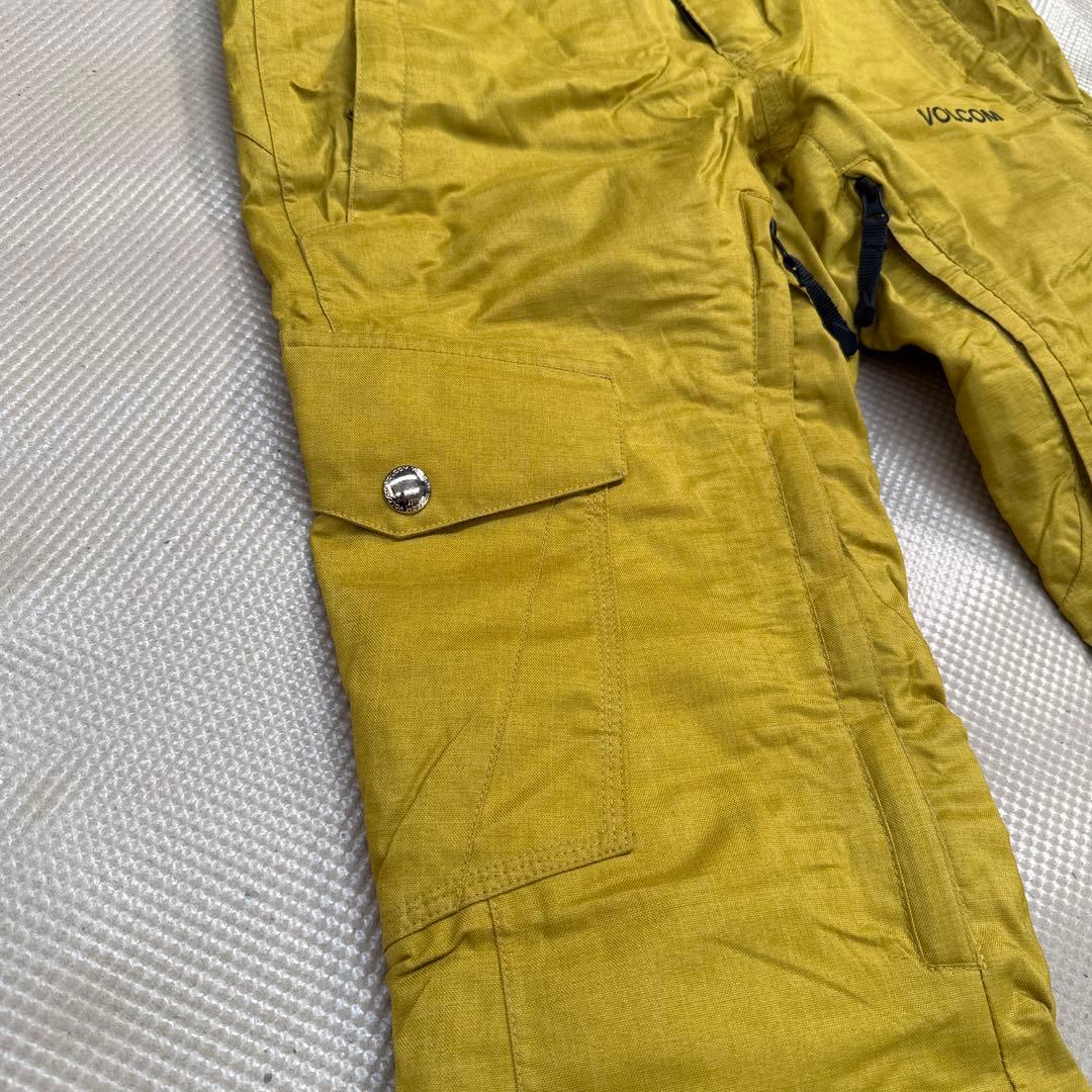 VOLCOM スノーボード用ウエア パンツイエロー系　ボルコム