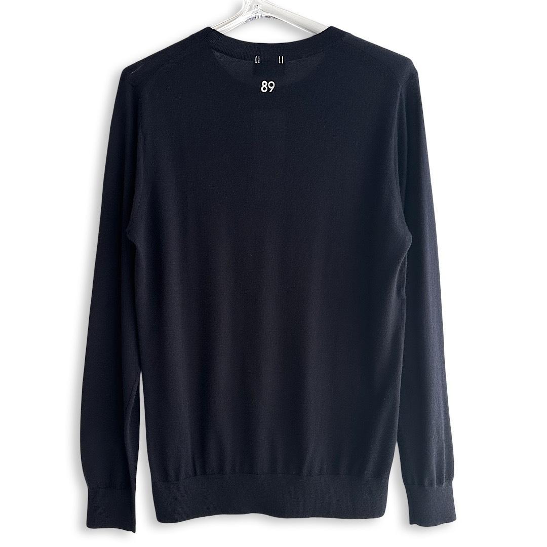 534★パーリーゲイツ 定価41,800円カシミヤニットセーター紺 7 2XL