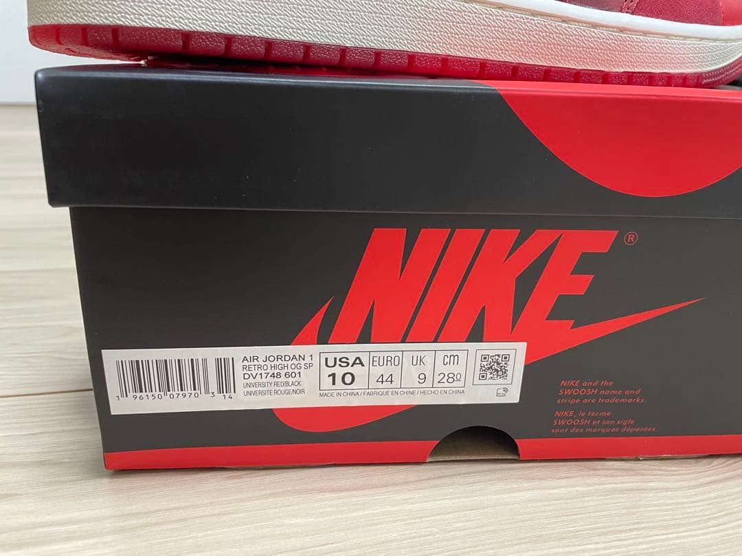 再再！値下げNike Air Jordan 1 スパイダーマンハイカットシューズ