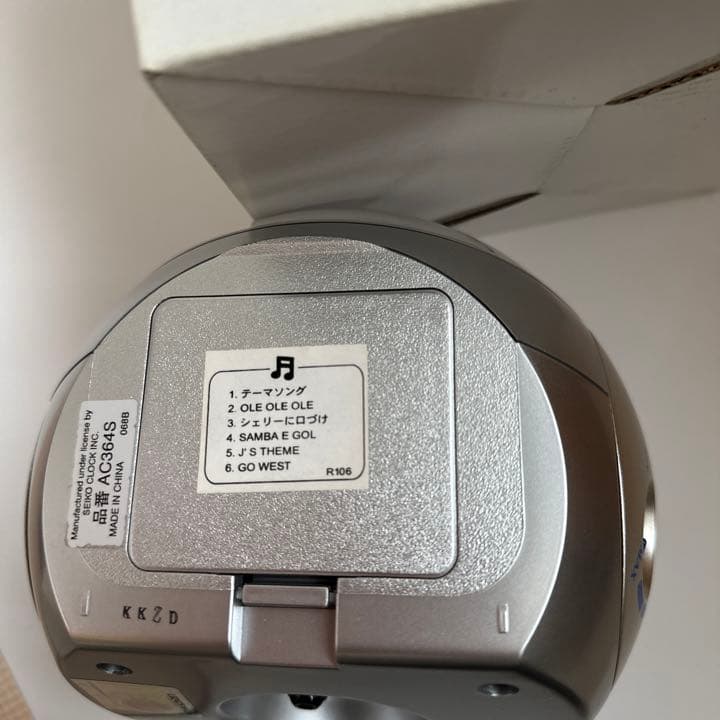目覚まし時計　ワールドカップ　置時計　クロック　メロディーアラーム SEIKO