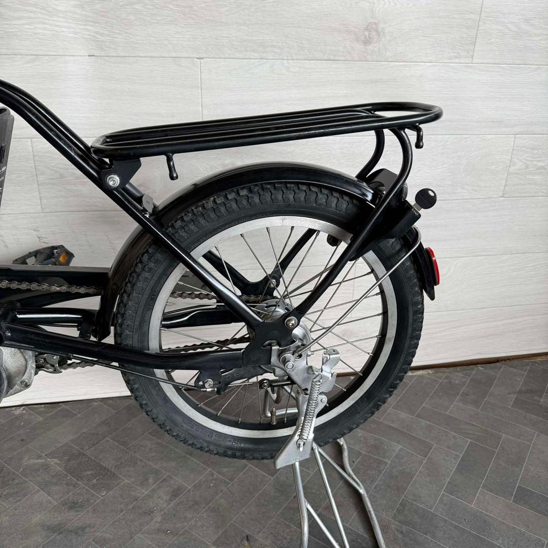 電動アシスト自転車 ブラック バスケット付き