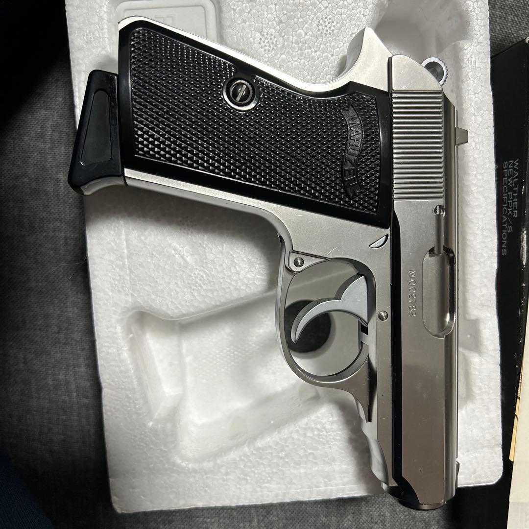 MARUZEN New Walther PPK/S ステンレスガスガン
