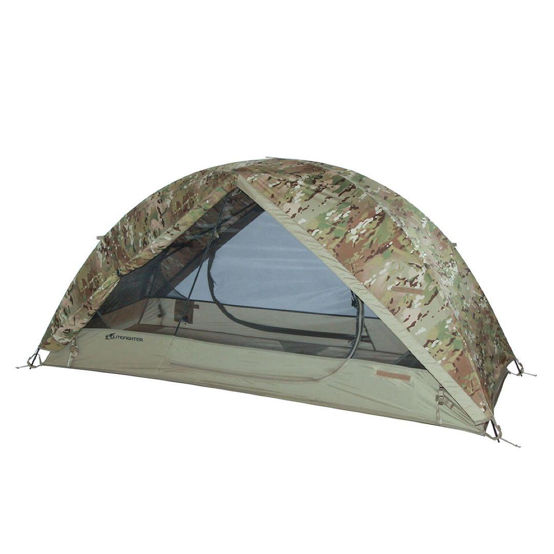LITEFIGHTER TENT 1 個人用シェルターシステム *マルチカム