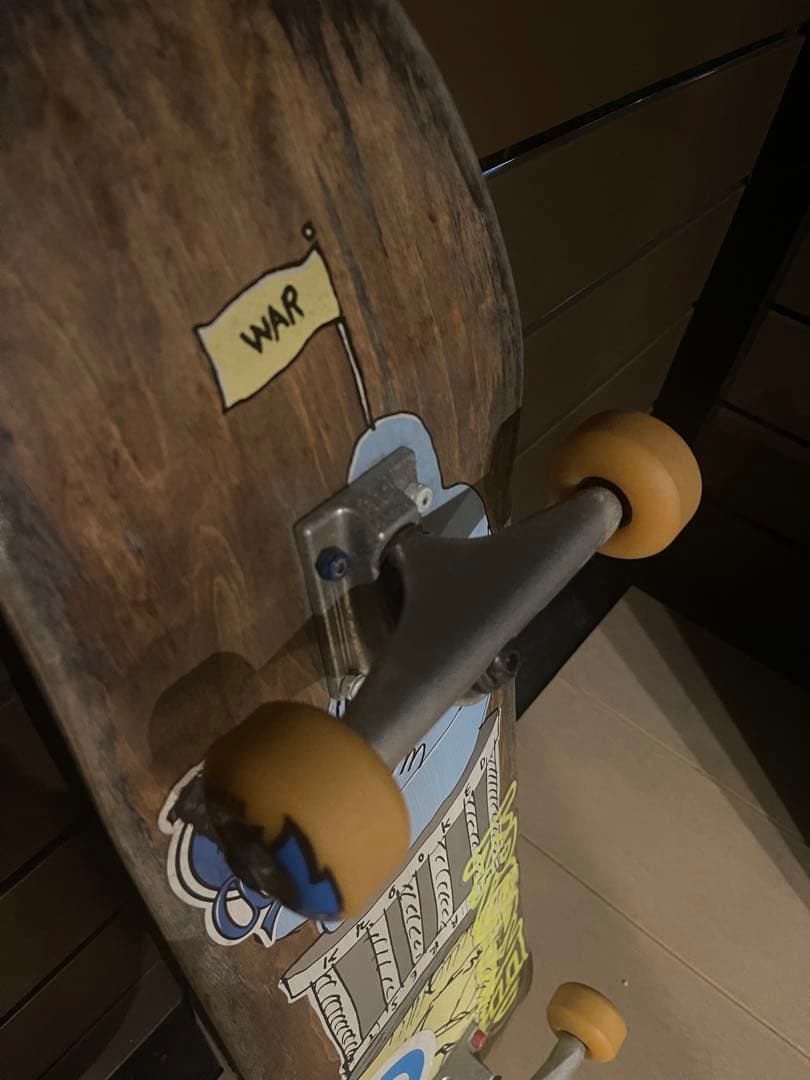【ウィールほぼ未使用】スケボー コンプリート KROOKED spitfire