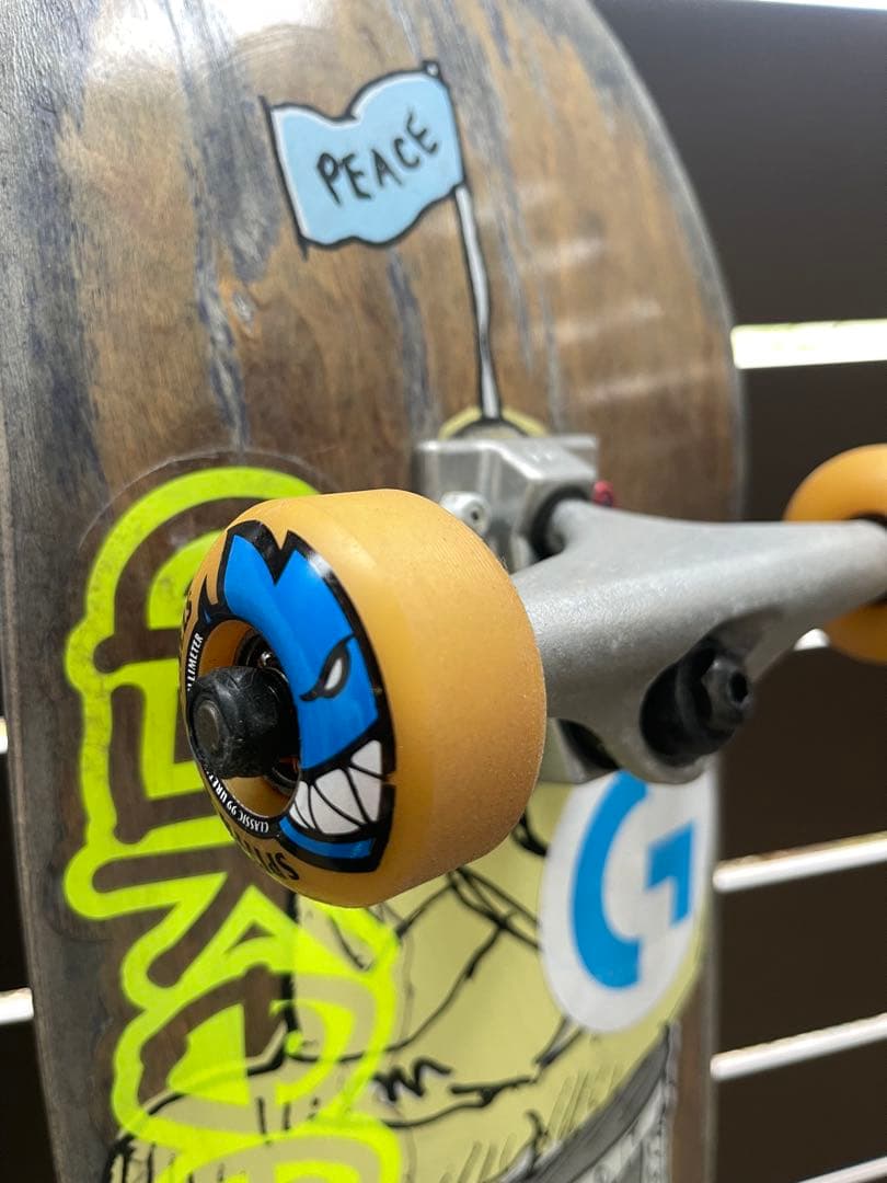 【ウィールほぼ未使用】スケボー コンプリート KROOKED spitfire