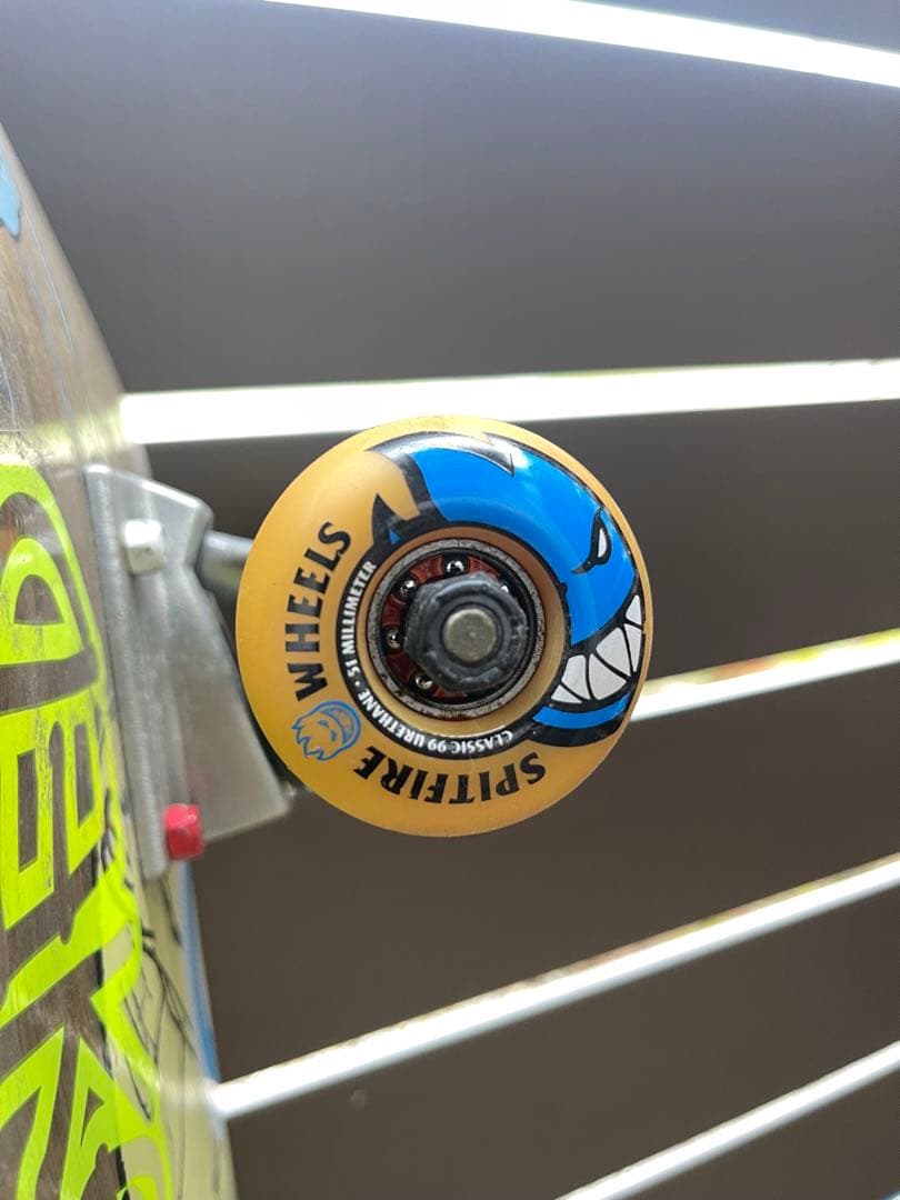 【ウィールほぼ未使用】スケボー コンプリート KROOKED spitfire