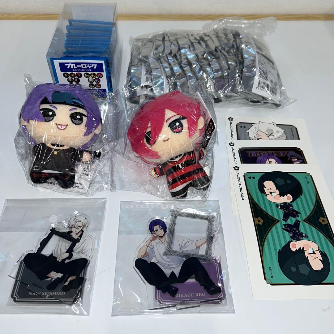 【新品未開封】ブルーロック 凪 玲王 缶バッジ・アクスタ・マスコット