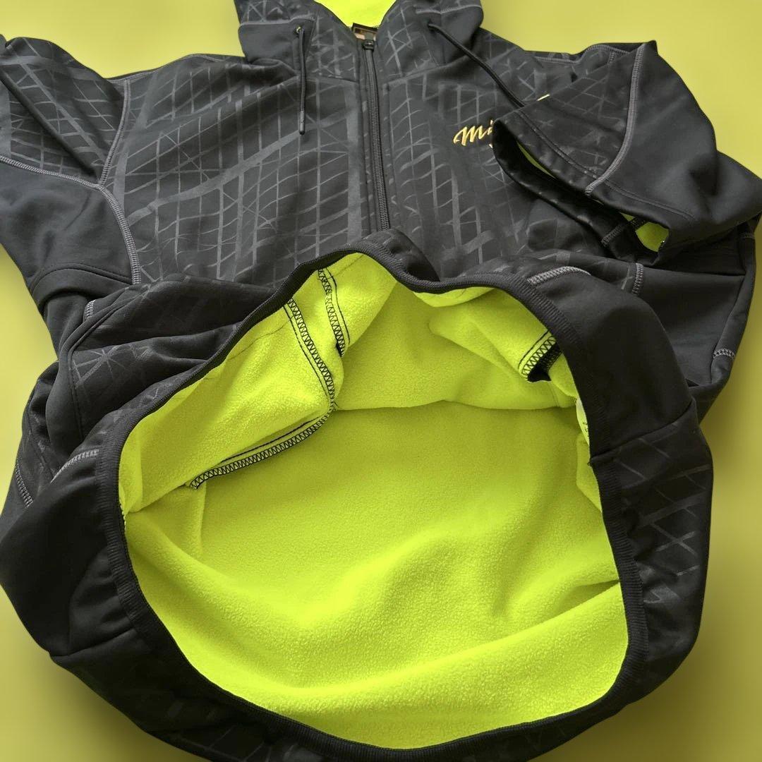 《限定値下げ》【美品】Mizuno Pro パーカー　半袖　裏起毛　L 野球