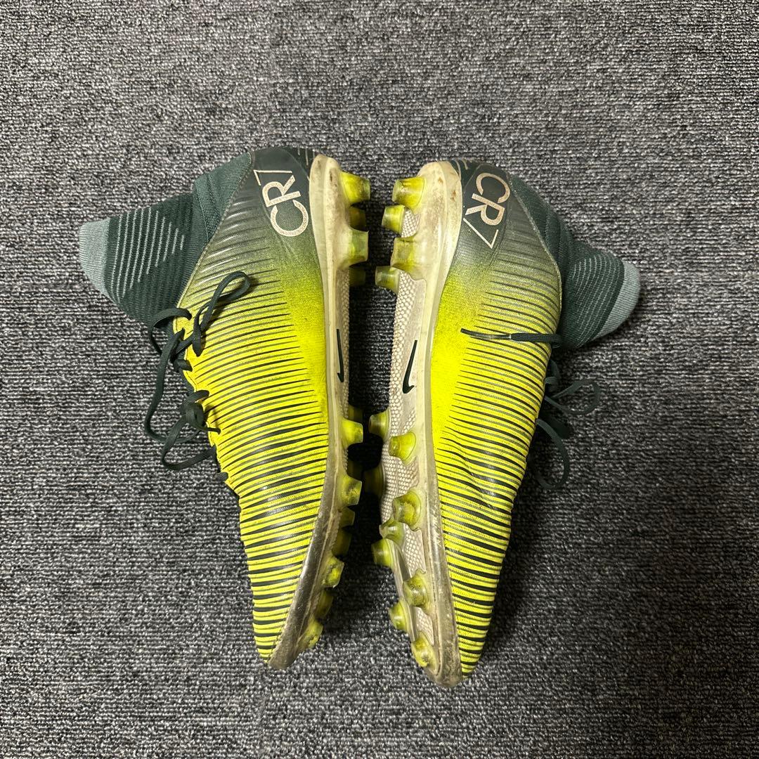 Nike CR7 サッカーシューズ ブラック/イエロー 27.5cm