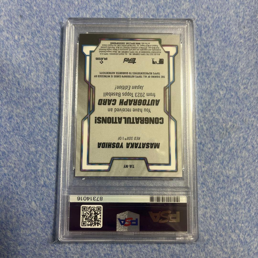 吉田正尚 masataka yoshida サイン auto topps
