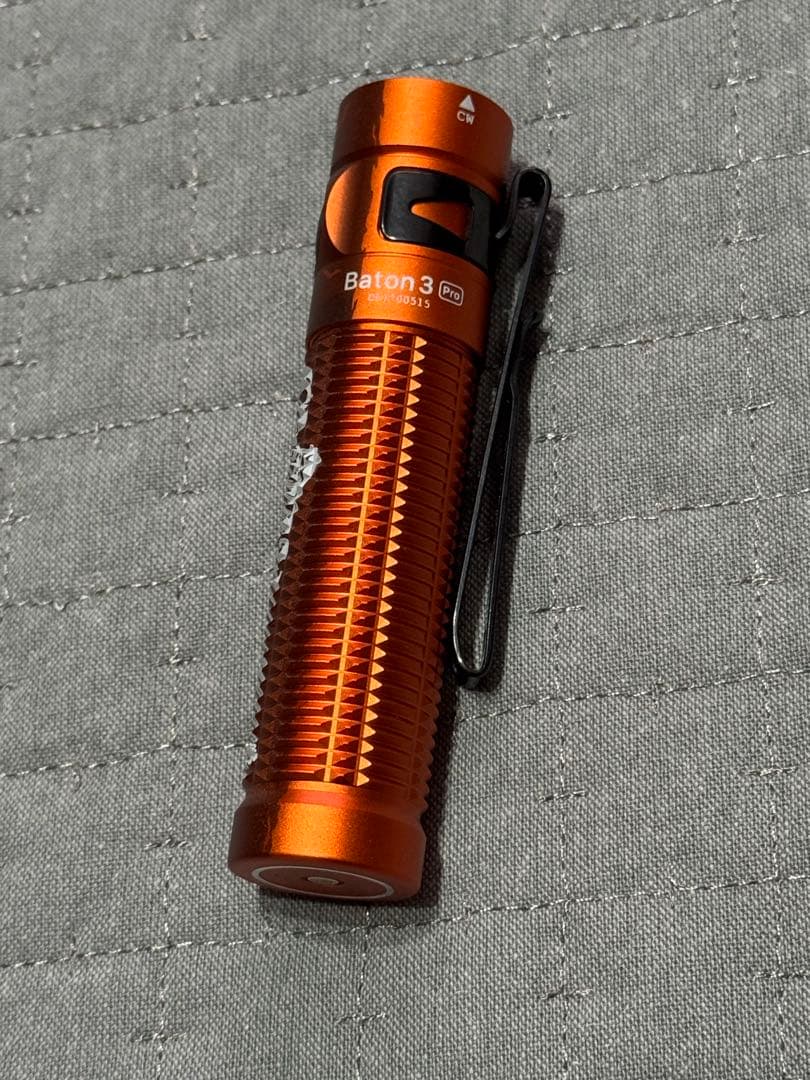 ライト・ランタン Olight Baton 3 pro Orange Skeleton
