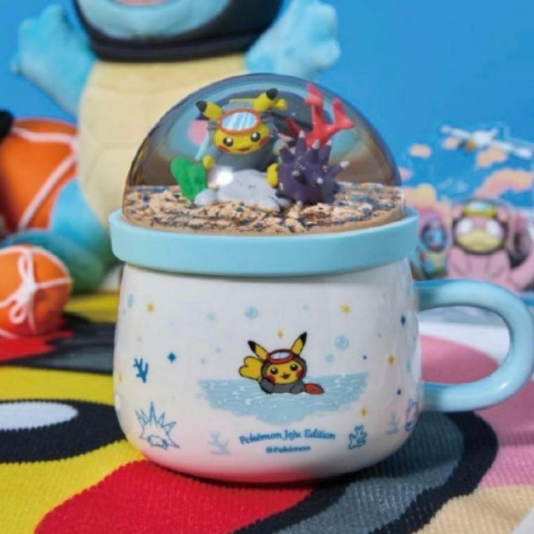 ポケモン チェジュ 済州島限定 ウォーターボールマグカップ ピンズ 韓国限定