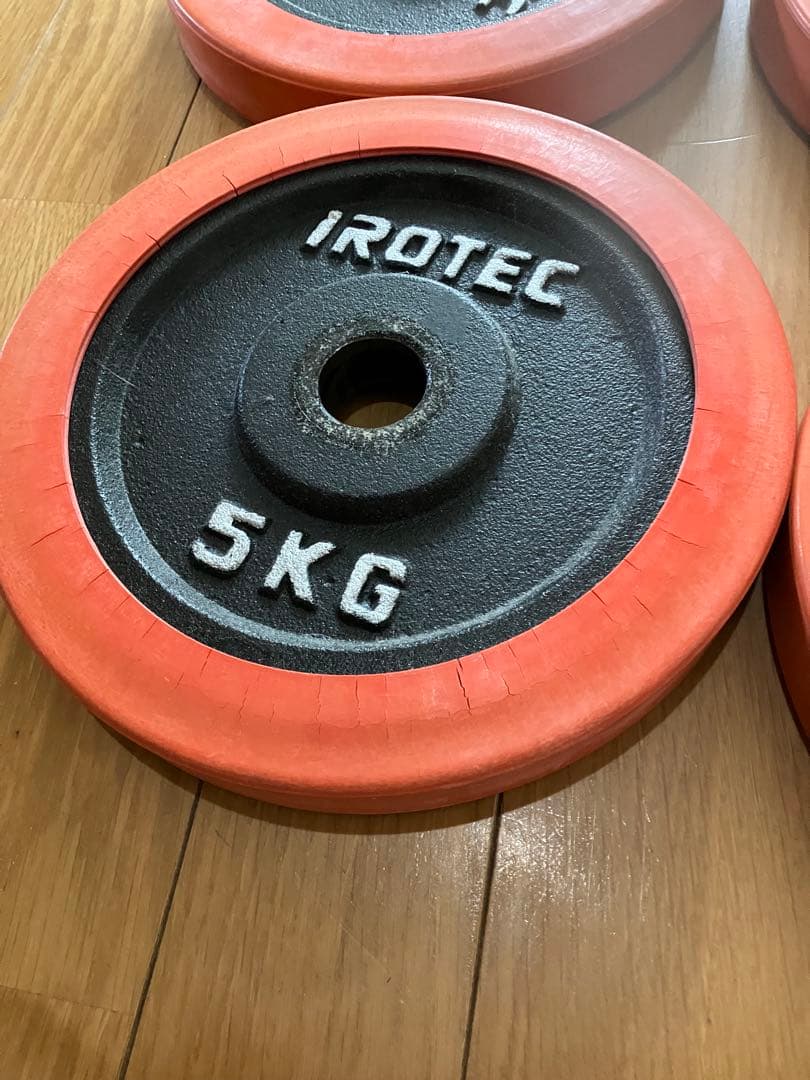 iROTEC アイロテック　5KG ダンベルプレート 4枚セット