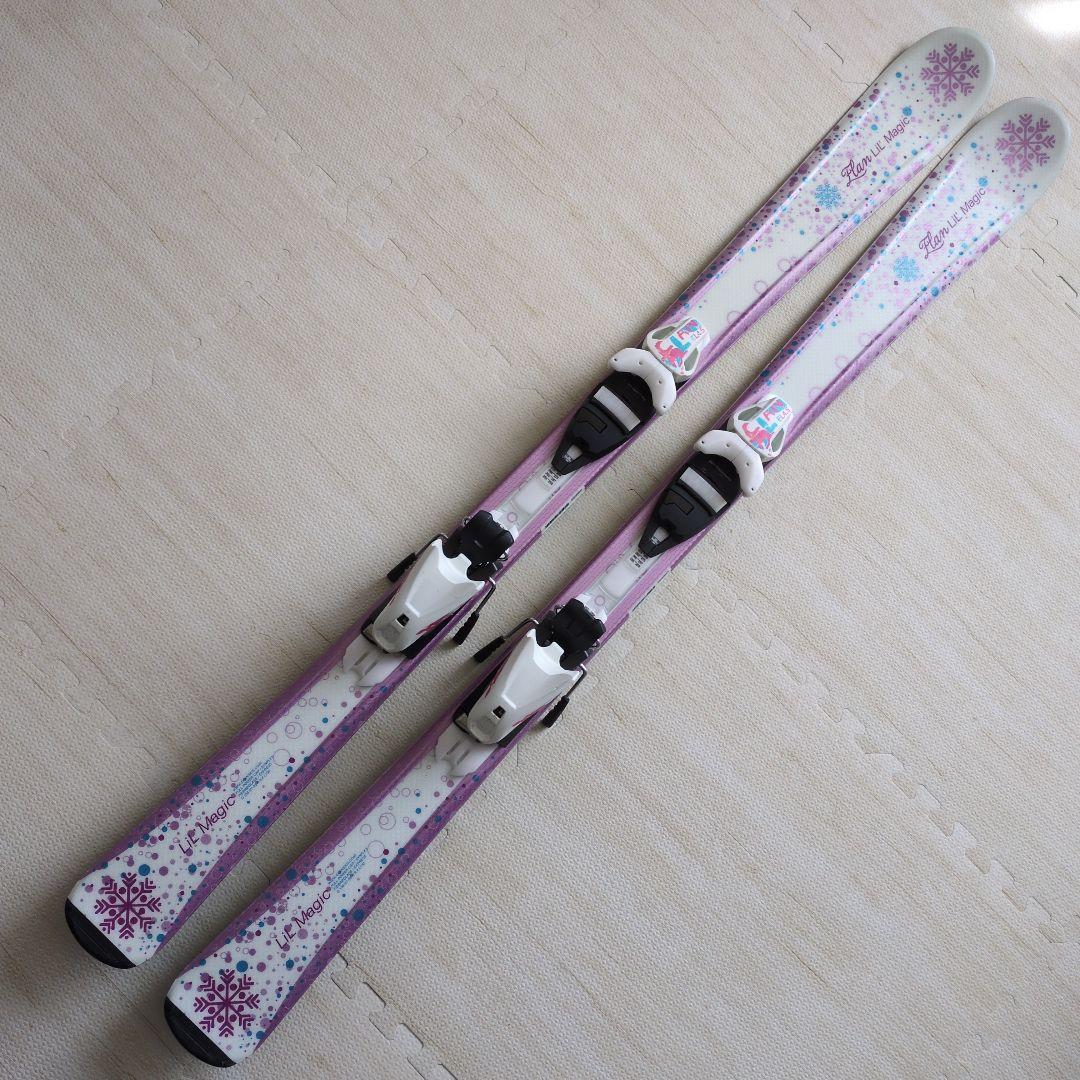 Elan　スキー板130cm＋金具＋ブーツ24cm セット　女の子