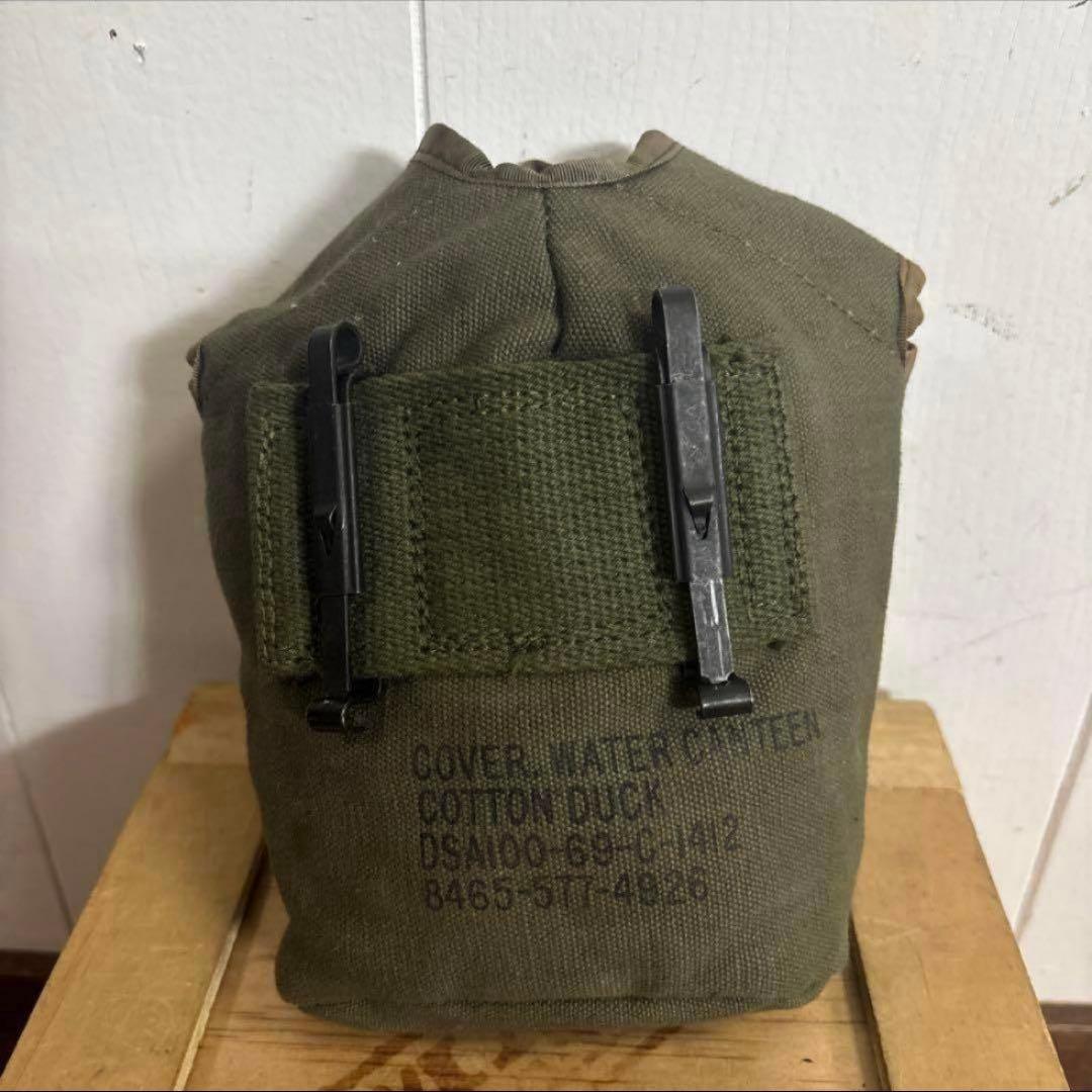 デッドストック　60s 米軍実物　M1956 コットン　キャンティーンカバー　⑮