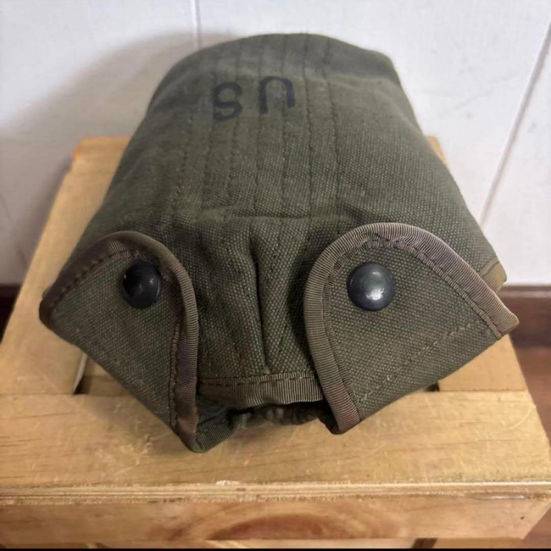 デッドストック　60s 米軍実物　M1956 コットン　キャンティーンカバー　⑮
