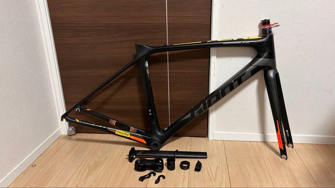 TCR Adv Proフォーク/シートポスト付 フレームジャンク