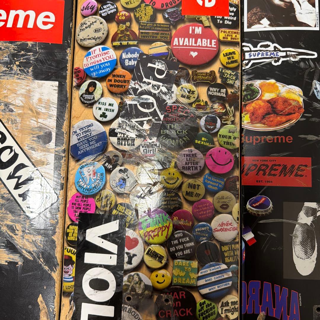 s*w様 Supreme スケボーデッキ 3枚セット