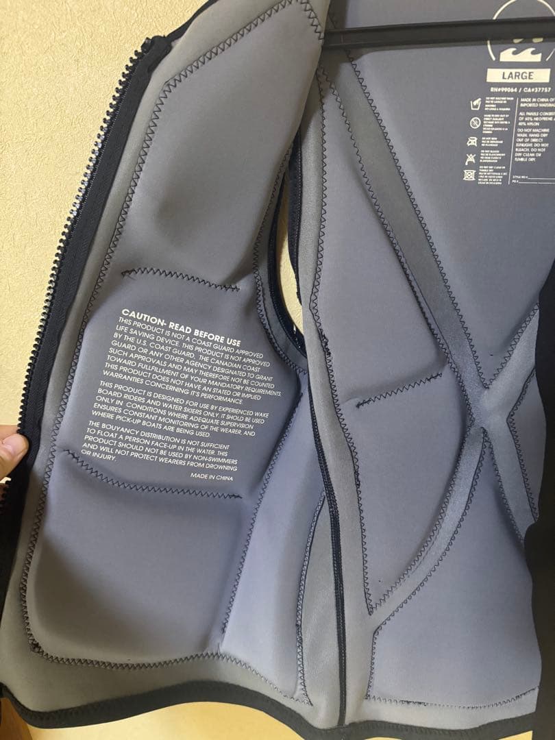 BILLABONG ライフジャケット タッパー ビラボン