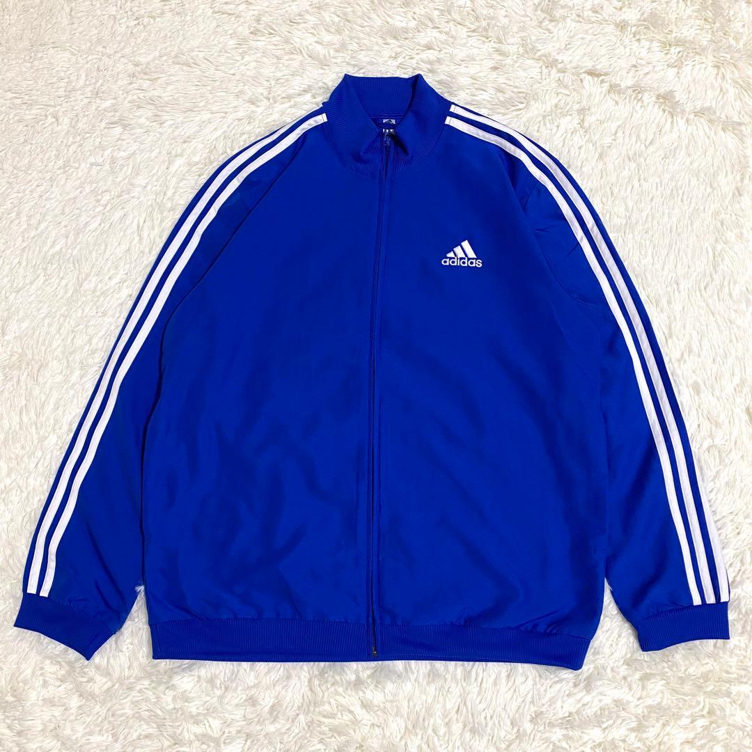 アディダス　ジャージ　セットアップ　上下　トレーニング　青　ネイビー　XL M
