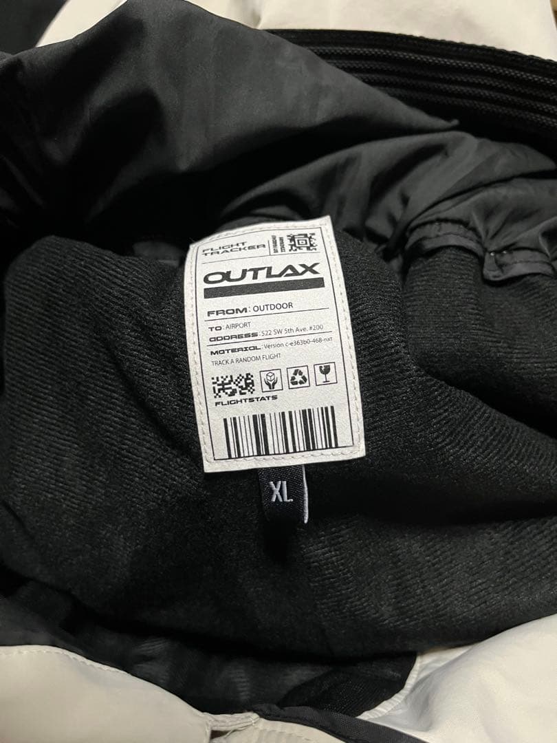 スノボウェア　OUTLAX アノラックジャケット XL ホワイト