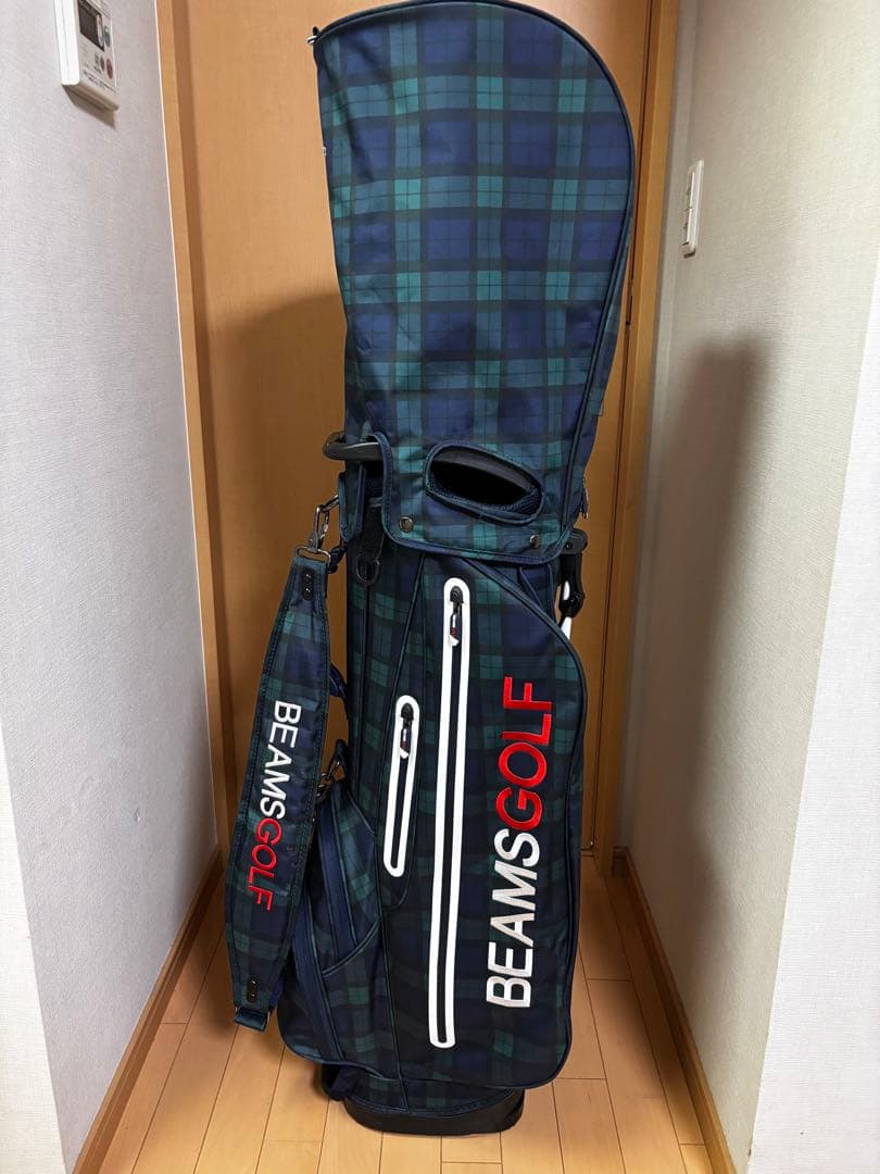 BEAMS GOLF ブラックウォッチ キャディバッグ