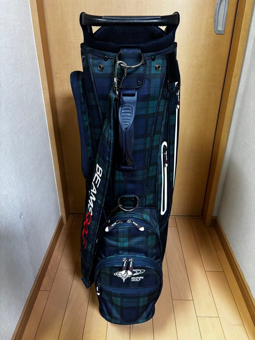 BEAMS GOLF ブラックウォッチ キャディバッグ